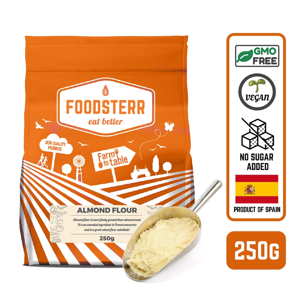 Foodsterr Almond Flour, 250g FSXD(Expiry17/2/2023) Shopee Singapore