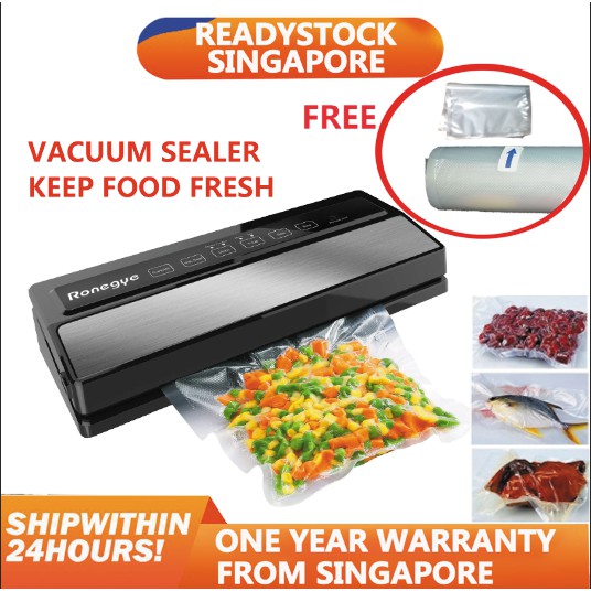 Ronegye Vacuum Sealer Household Fresh Food Saver Vacuum Packag Sealing