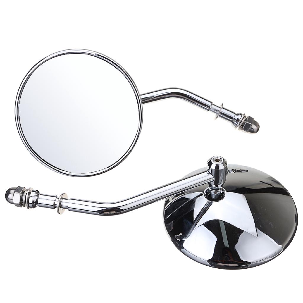 105mm Retro Motorcycle Rear View Mirror For Harley Davidson Thruxton