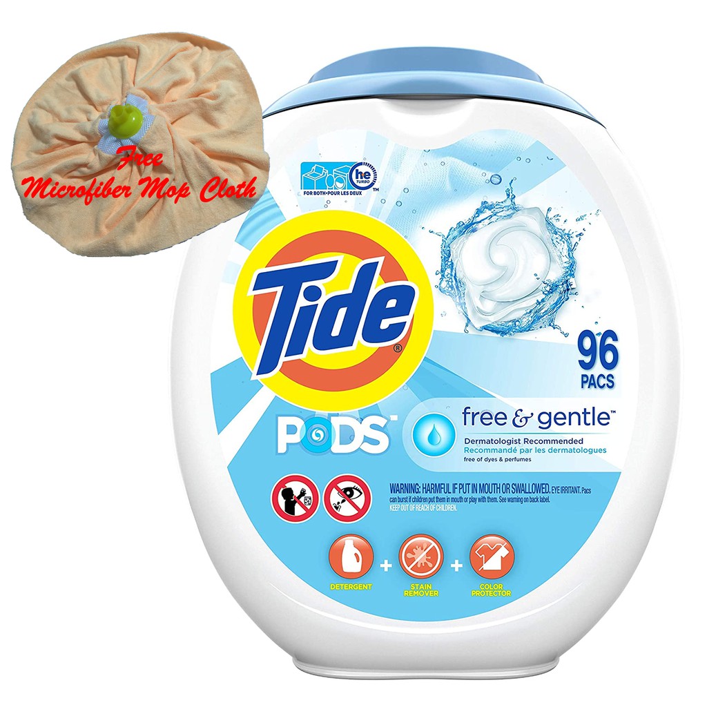 Stock readyTide PODS Free and Gentle Laundry Detergent