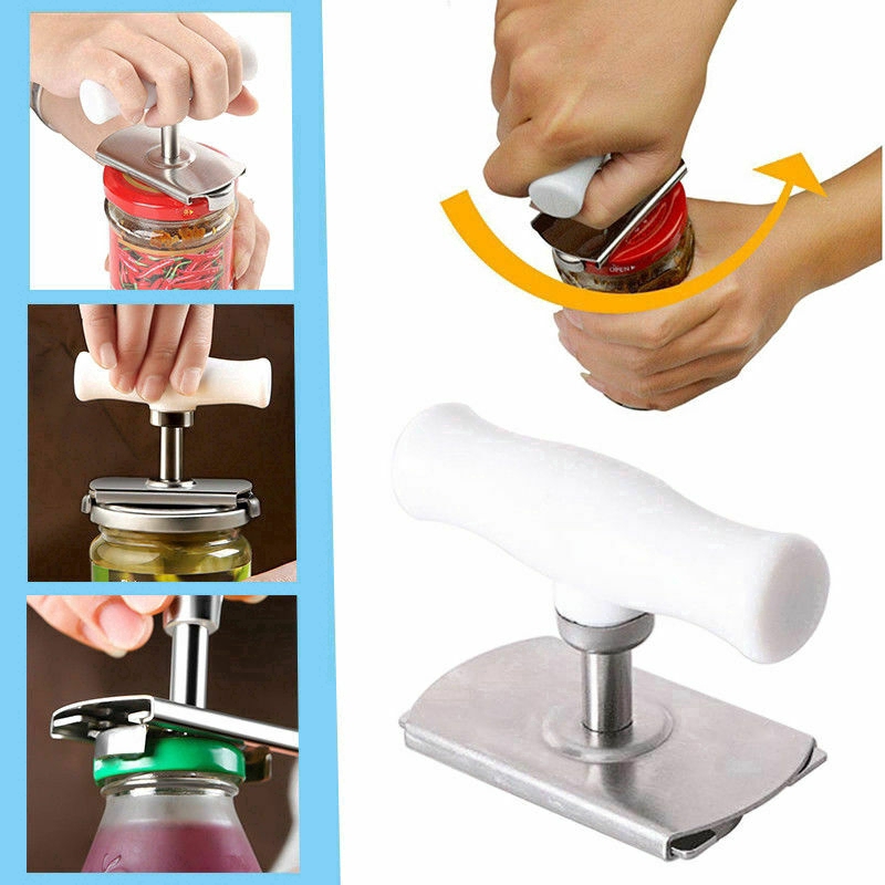 Stainless Steel Adjustable Jar Arthritis Can Opener Tool Shopee Singapore