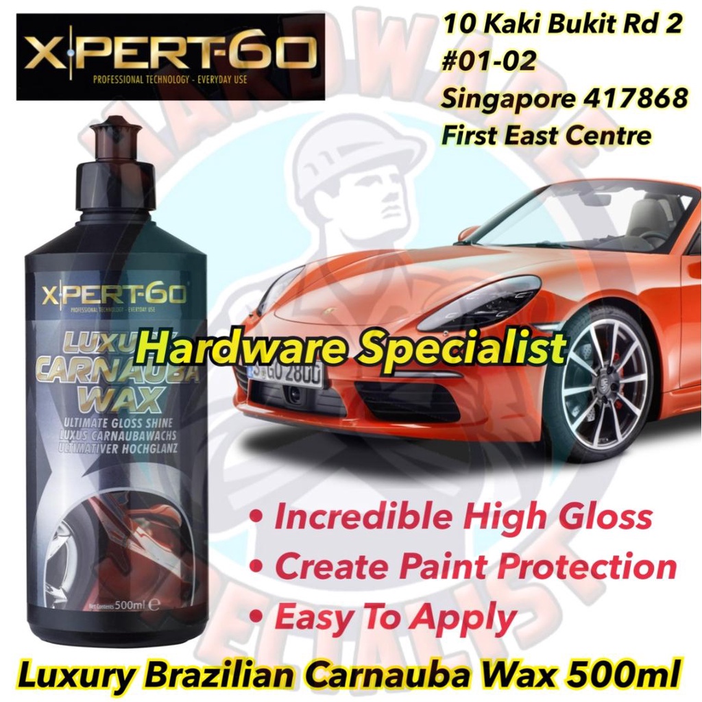 Xpert 60 Luxury Carnauba Wax Polish 500ml Shopee Singapore