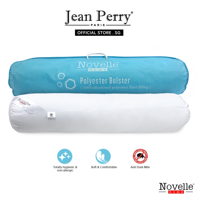 Novelle Polyester Bolster I Firm Bolster I Washable Bolster I Comfort