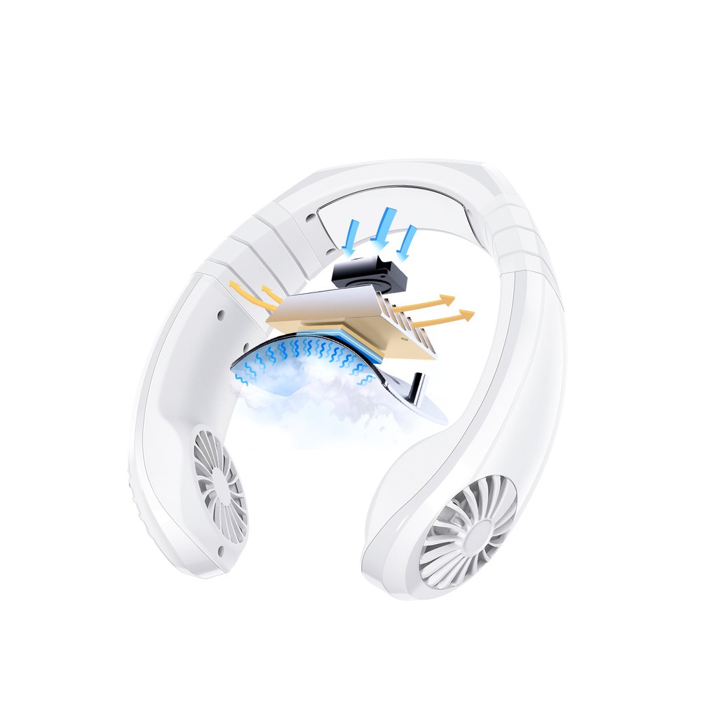 WUDI IDI Wearable Arctic Thermoelectric Neck Cooler Fan with Heat