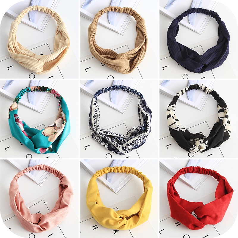 Bersih merah basuh muka bulu band Korea headwear rambut