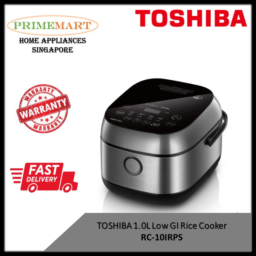 TOSHIBA 1.0L Low GI Rice Cooker RC10IRPS* 2 YEARS LOCAL WARRANTY