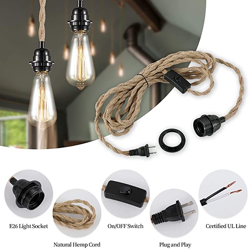 Hanging Pendant Light Cord Kit Shelly Lighting