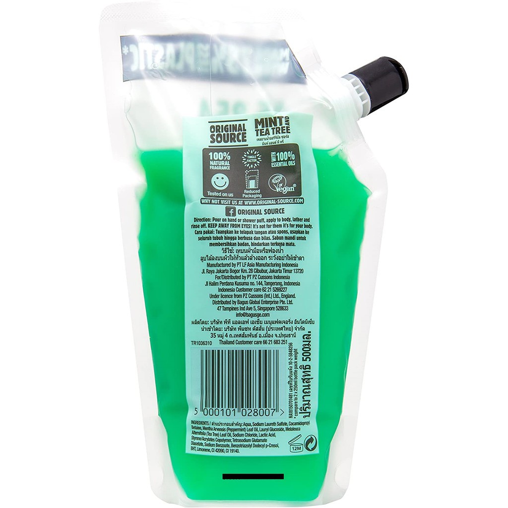 🇬🇧 Original Source Shower Gel, 500ml Shopee Singapore