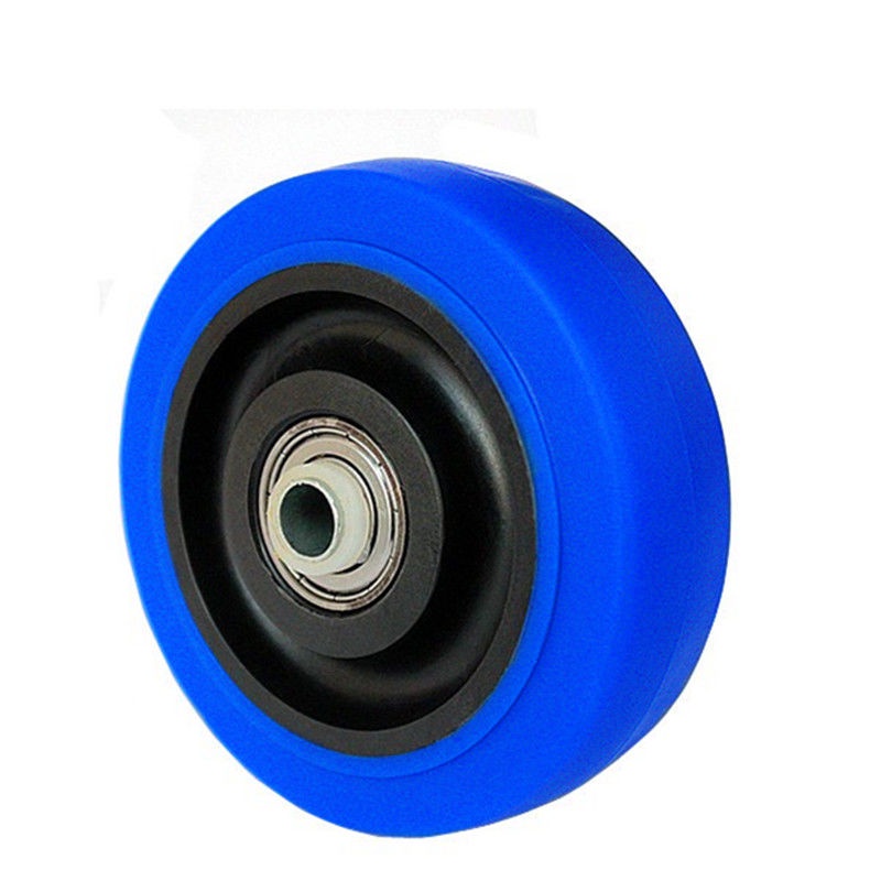 3Inch 4Inch 5Inch Mute Rubber Wheel Platform Trolley Trailer Trolley Wheel Shelf Dining Car