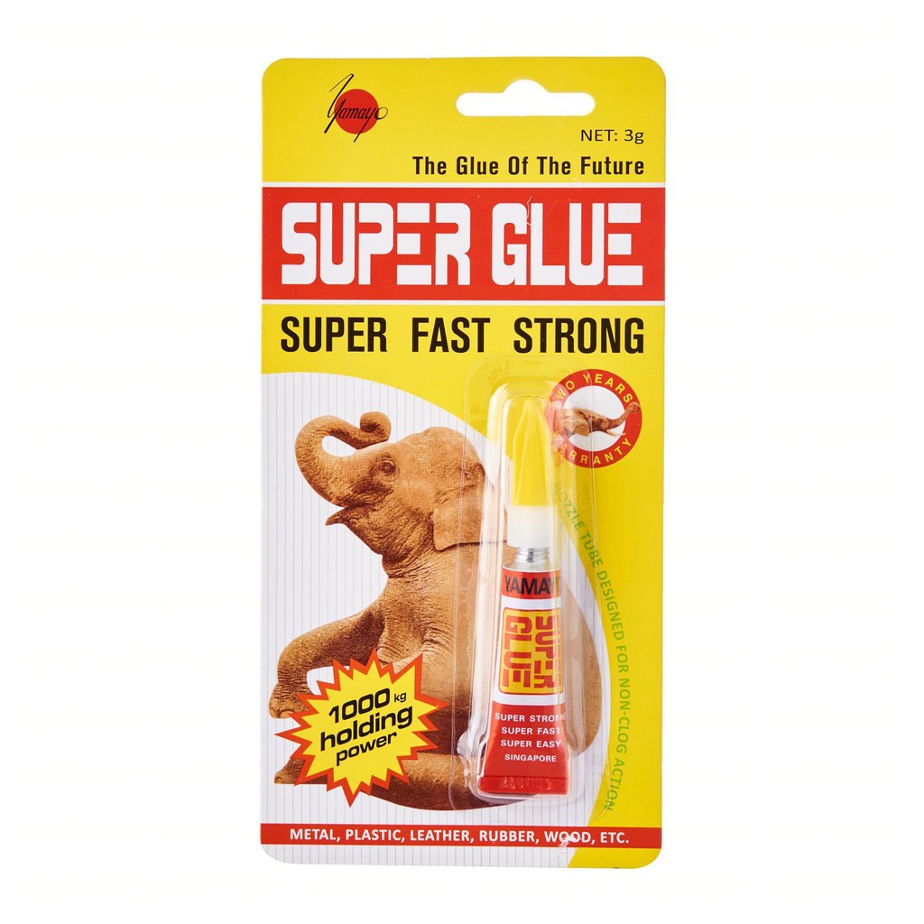 2pcs Yamayo Elephant Advanced Super Glue 3g x 2pcs Shopee Singapore