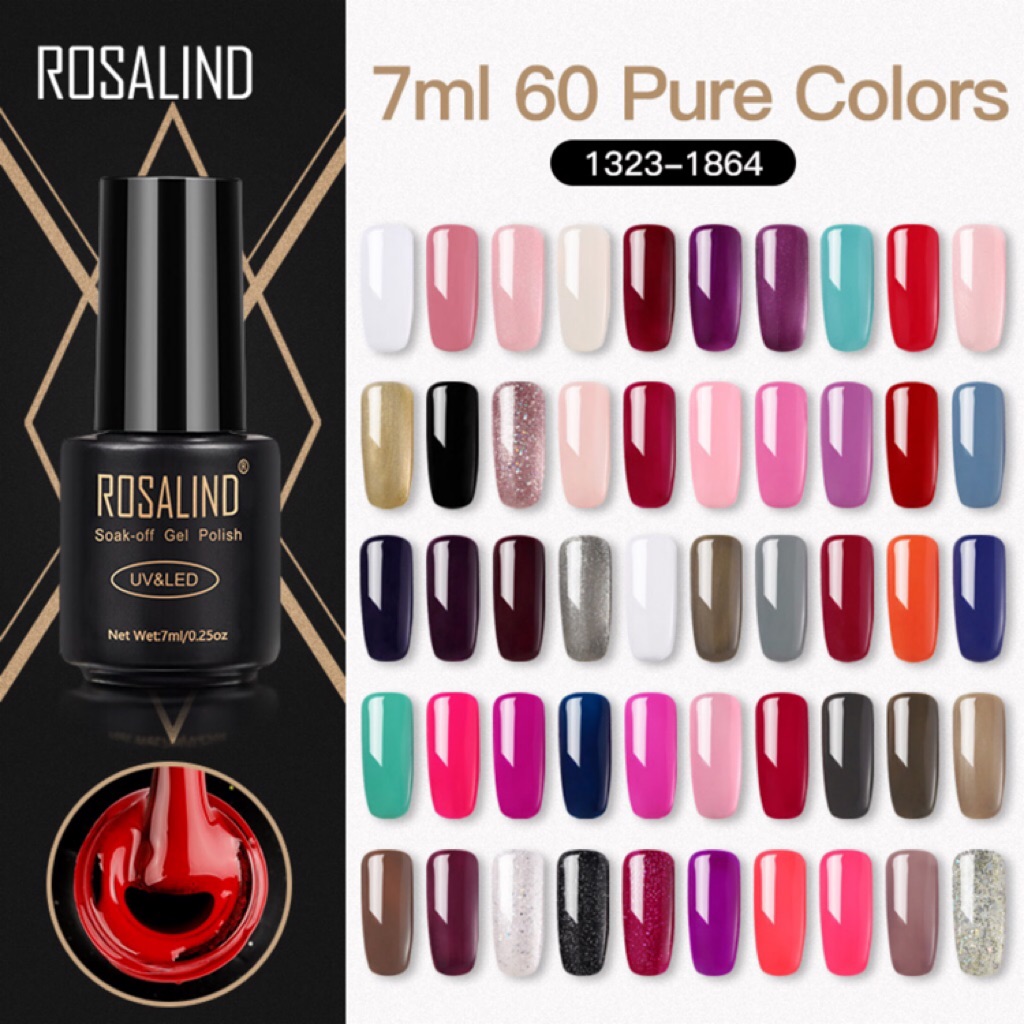 ROSALIND 7ML 13231369 Gel Nail Polish Nail Art UV LED Nail Gel