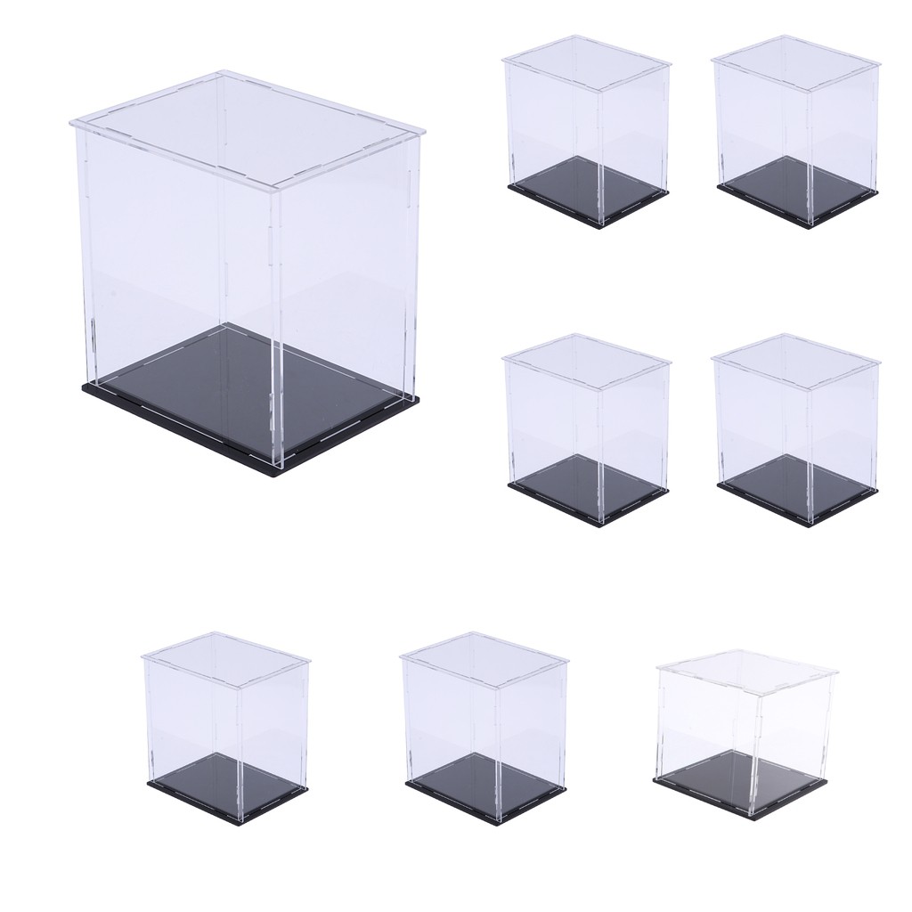 Transparent Clear Acrylic Display Storage Box Dustproof Action Figure