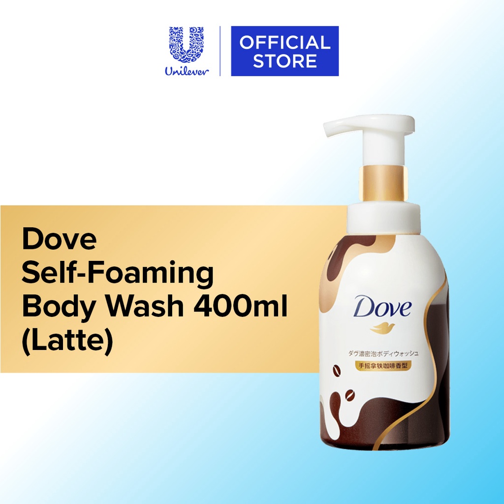 Dove SelfFoaming Cloud Foam Body Wash 400ml Shopee Singapore