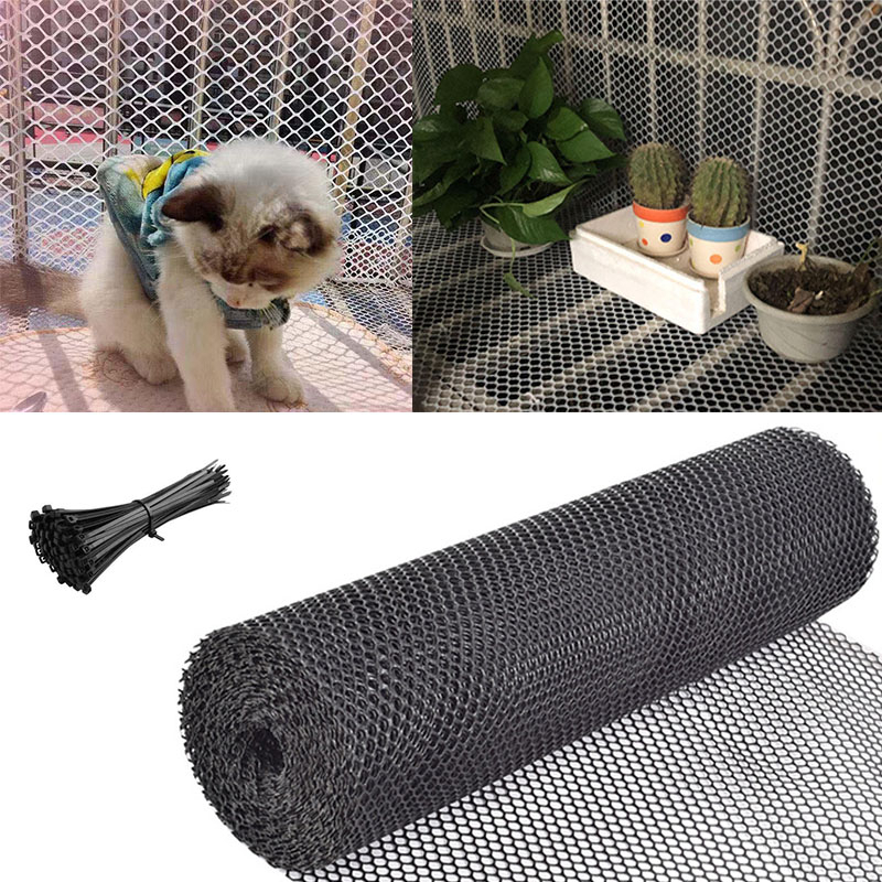 (SG Seller)3m Window Mesh PVC Plastic Mesh Cat Mesh Dog Net Door Safety