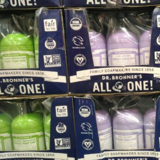 Costco好市多布朗博士dr. Bronner's檸檬草沐浴露 潔膚露 蝦皮購物