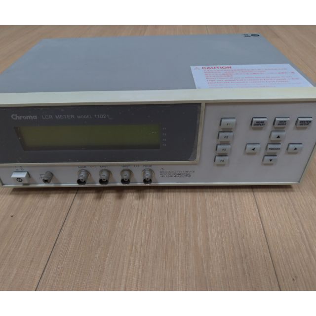 Chroma 11021電感 電容 電阻 二手測試機 附三合一介面卡 蝦皮購物