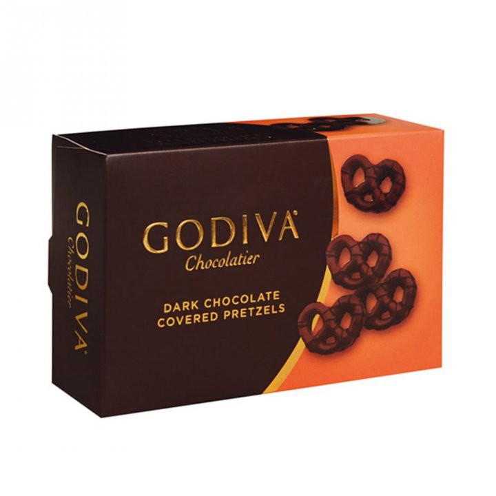 GODIVA PRETZELS 蝴蝶餅 黑巧克力/牛奶巧克力 兩種口味 71G 蝦皮購物