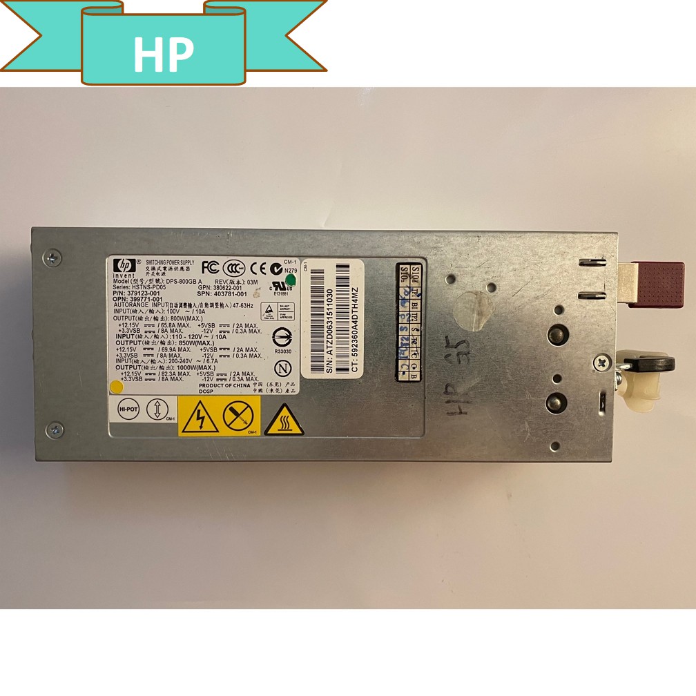 HP DL380 G5 Power Supply 電源供應器 DPS800 GB A 蝦皮購物