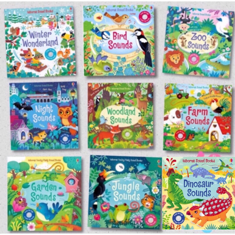 現貨Santa🍉英國《Usborne Sound Books有聲書》Zoo Sounds/Bird sounds 蝦皮購物