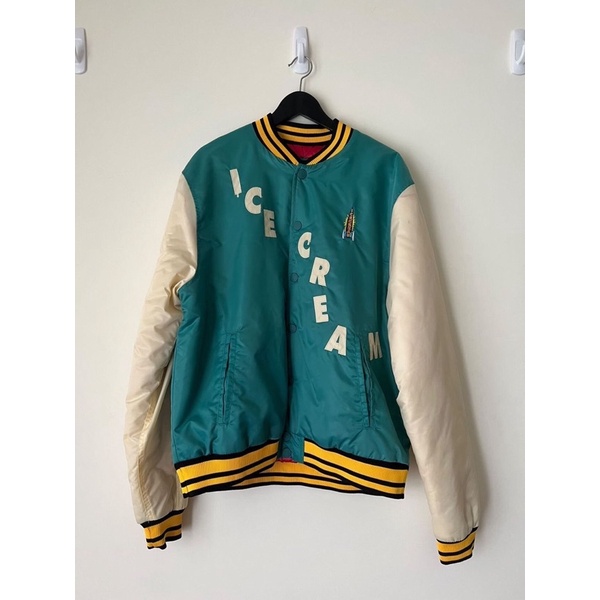 BBC ICE CREAM MEN RETRO VARSITY JACKET L 蝦皮購物