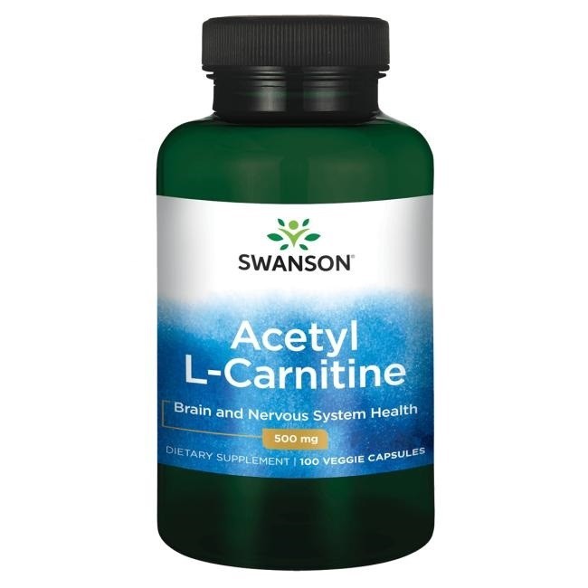乙醯 左旋 肉鹼 100顆 500mg SWANSON Acetyl LCarnitine 膽鹼素 卡尼丁 蝦皮購物