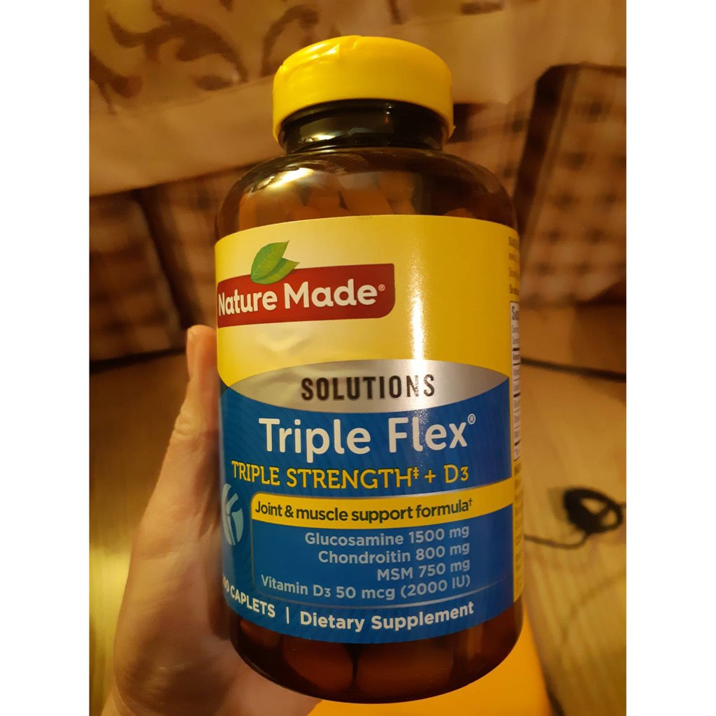 淘樂地 (現貨)美國COSTCO Nature Made, Triple Flex維骨力三倍效力 + D3，200粒 蝦皮購物