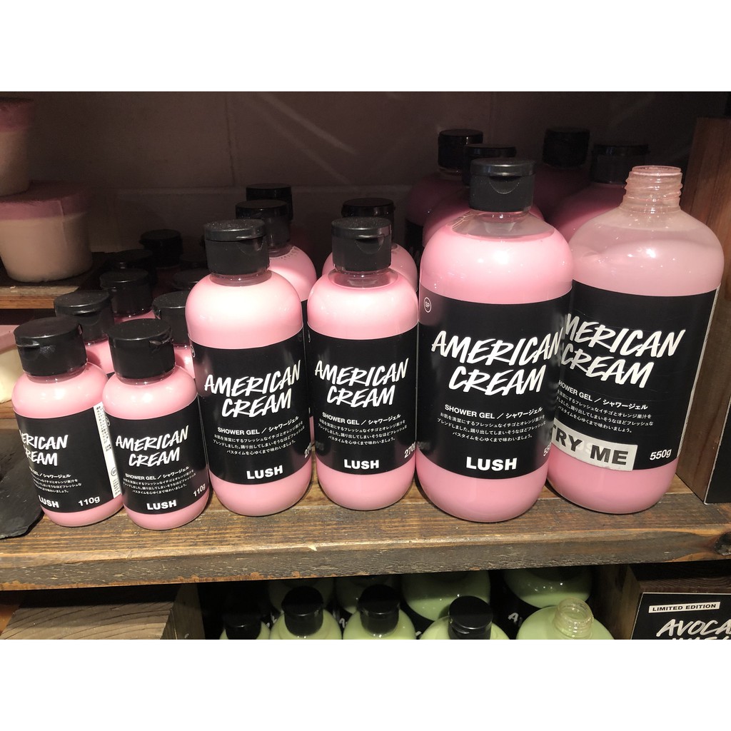 7 8日本連線代購 LUSH american cream 550g 另有小紅帽洗髮餅 蝦皮購物