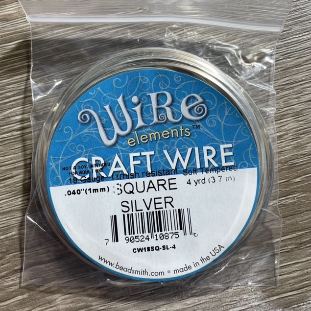 [Purple me] 美國 BEADSMITH 銀方線18G&21G現貨 蝦皮購物