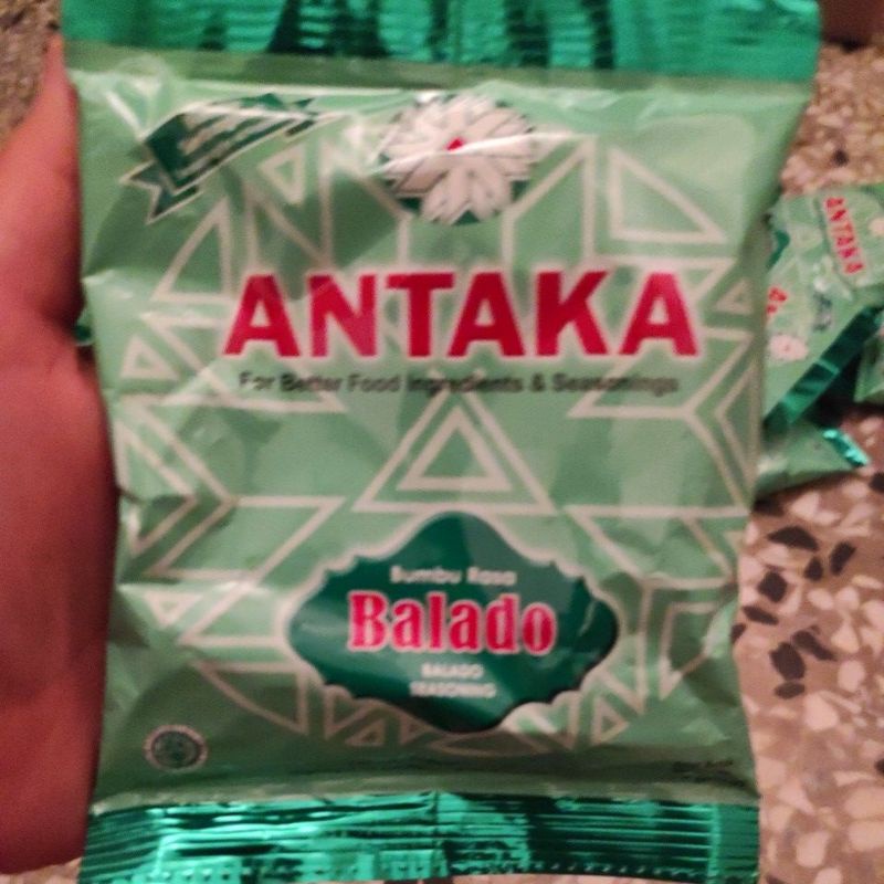 Bumbu tabur ANTAKA Rasa BALADO 100 gram 蝦皮購物