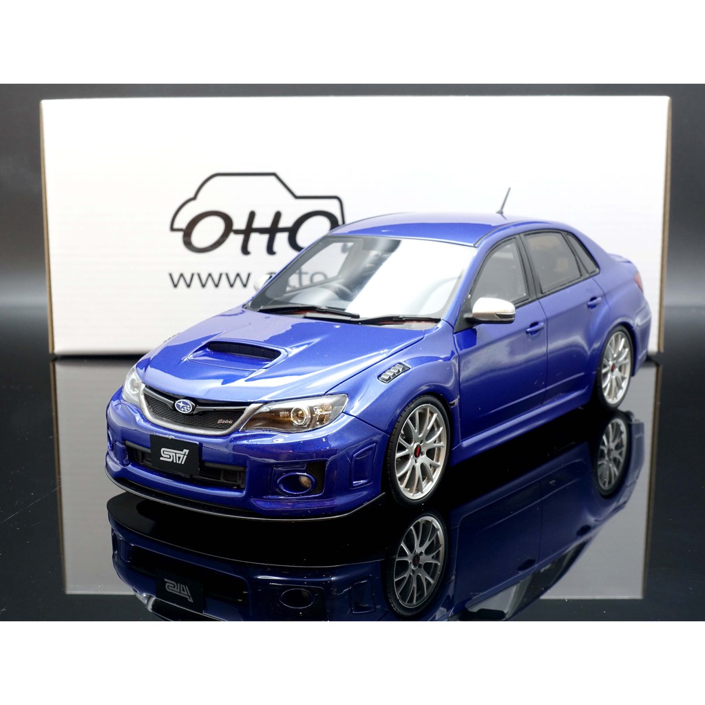 OTTO 1/18 Subaru Impreza WRX STI S206 WRX Blue OT851 MASH 蝦皮購物