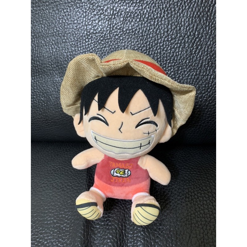 正版 航海王 海賊王 魯夫 TAMAGO JIKEN 布偶 玩偶 娃娃 香港海洋公園購得 蝦皮購物