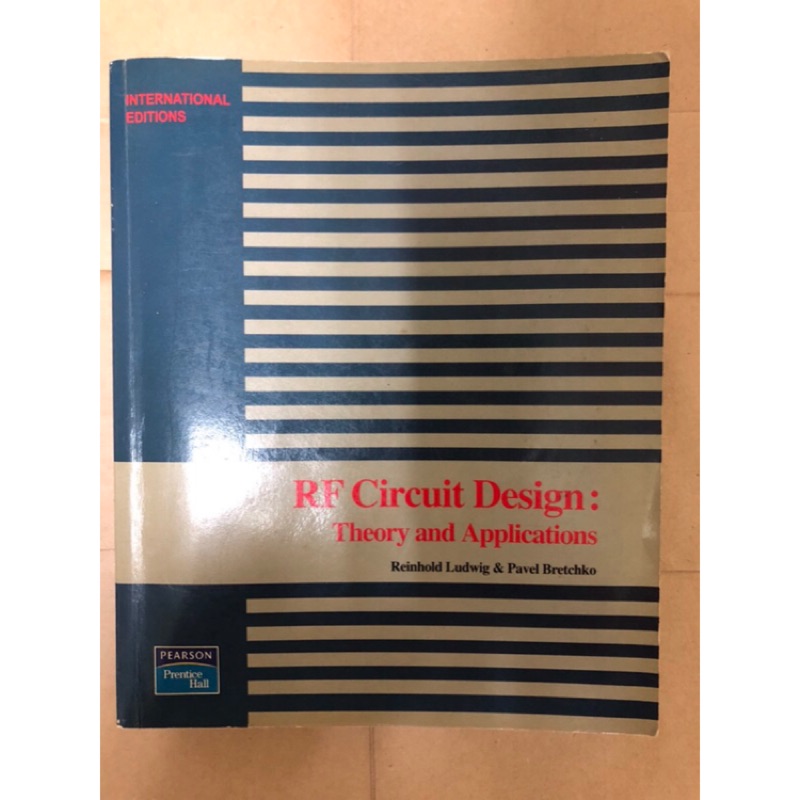 [二手書] RF CIRCUIT DESIGN THEORY AND APPLICATIONS 蝦皮購物