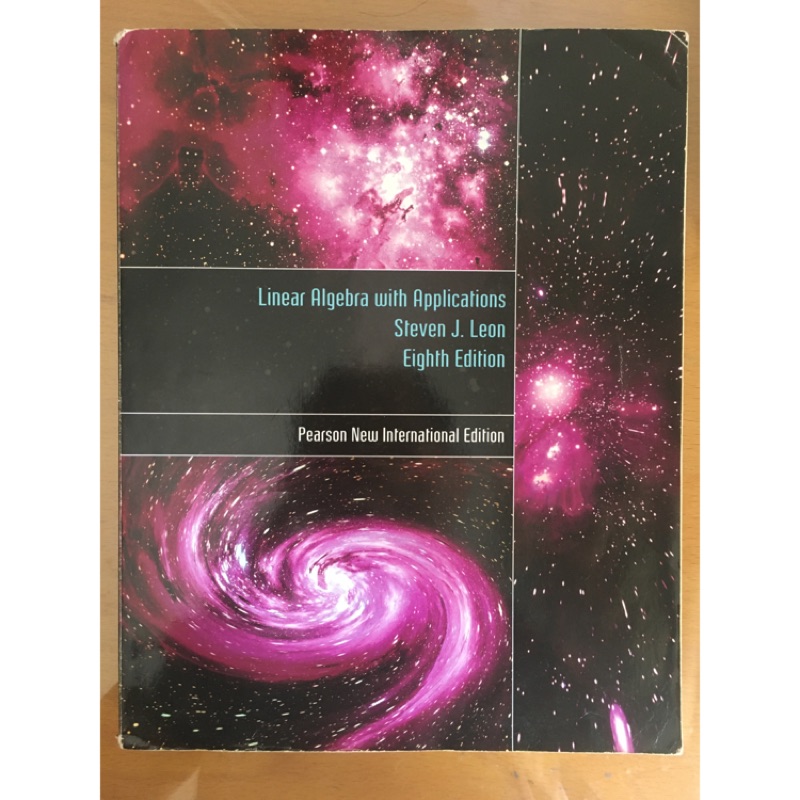 Linear Algebra with Applications 線性代數 (Steven)Eighth Edition 蝦皮購物