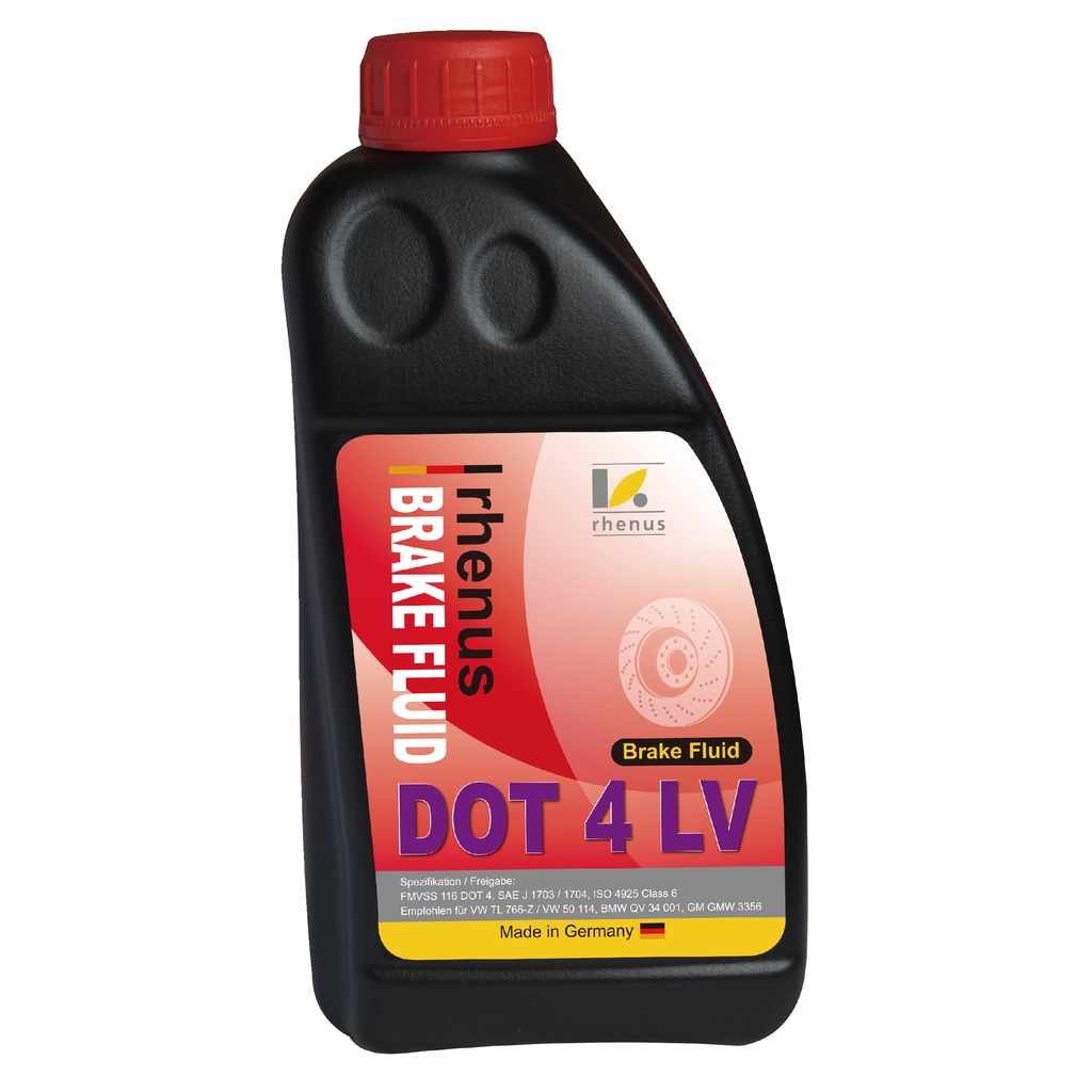綠能仕 rhenus Brake Fluid DOT 4 LV煞車油(1公升)【亞拉旗艦館】 蝦皮購物