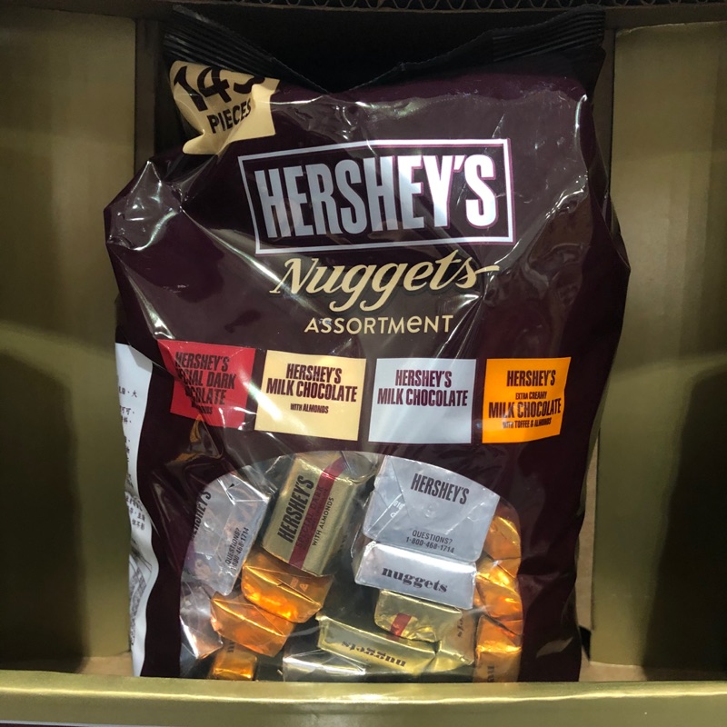 [Costco代購]Hershey’s nuggets chocolate 綜合巧克力 蝦皮購物