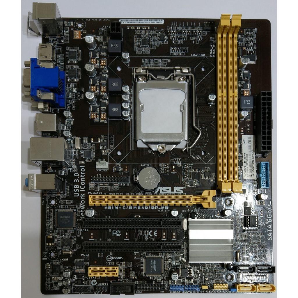 華碩 ASUS 桌機 BM6AD 主機板 H81MC (Intel 1150 腳座) HDMI 內建Windows序號 蝦皮購物