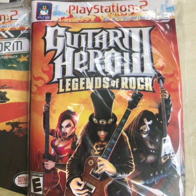 Ps 2 Play Station 2 Guitar Hero 3 Legends of Rock Game Casse 蝦皮購物