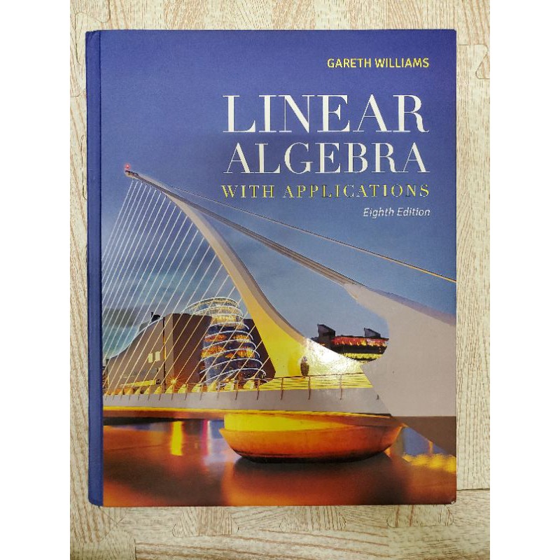 線性代數原文書Linear Algebra with applications eighth edition 蝦皮購物