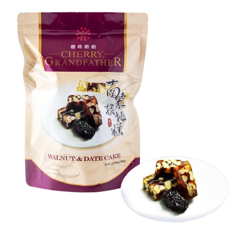 【Costco】 Cherry Grandfather 櫻桃爺爺 南棗核桃糕 核桃糕 南棗 核桃 南棗糕 櫻桃爺爺南棗核 蝦皮購物