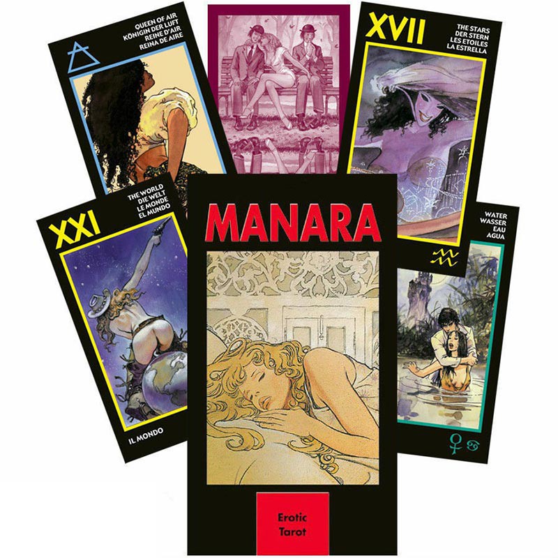 Bộ bài bói tarot Manara Erotic Tarot Cards cao cấp Vương Quốc Đồ Chơi