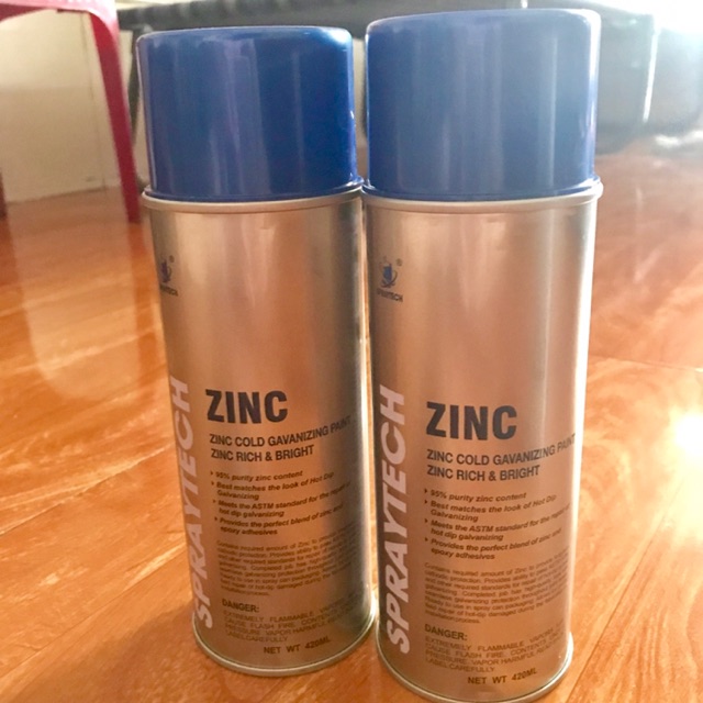 Sơn mạ kẽm Zinc Spraytech.Sơn công nghiệp trám các mối hàn Shopee