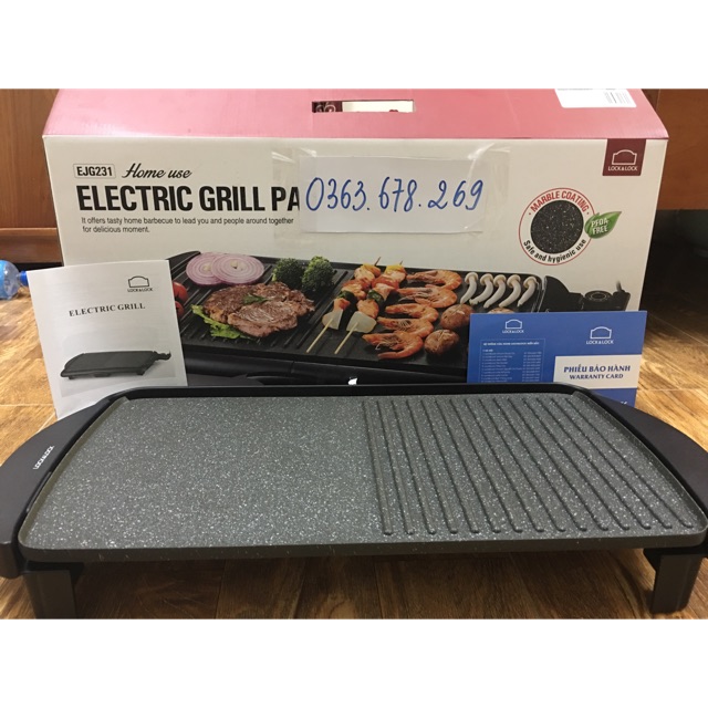Bếp nướng điện Lock&Lock electric grill EJG231 Lò nướng điện