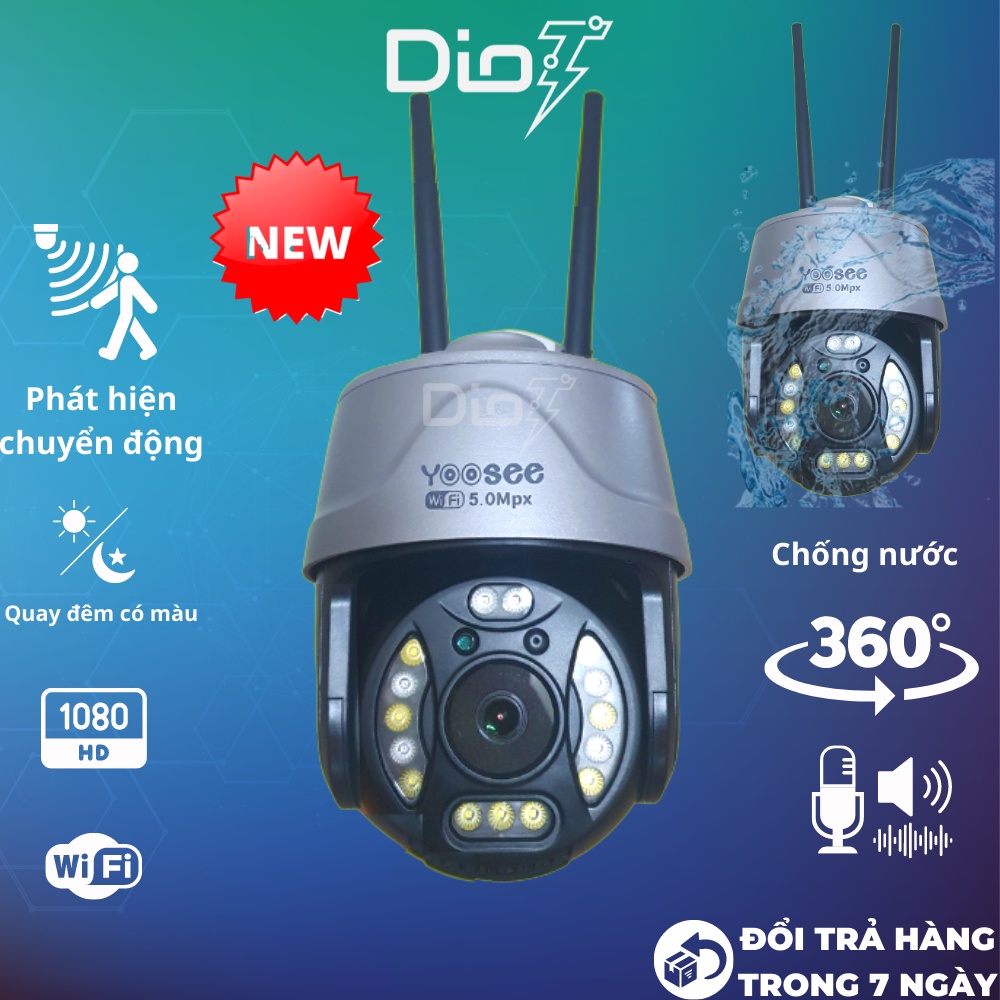 Mua Camera wifi Yoosee 3.0 mpx camera ngoài trời 360 độ PTZ Full HD