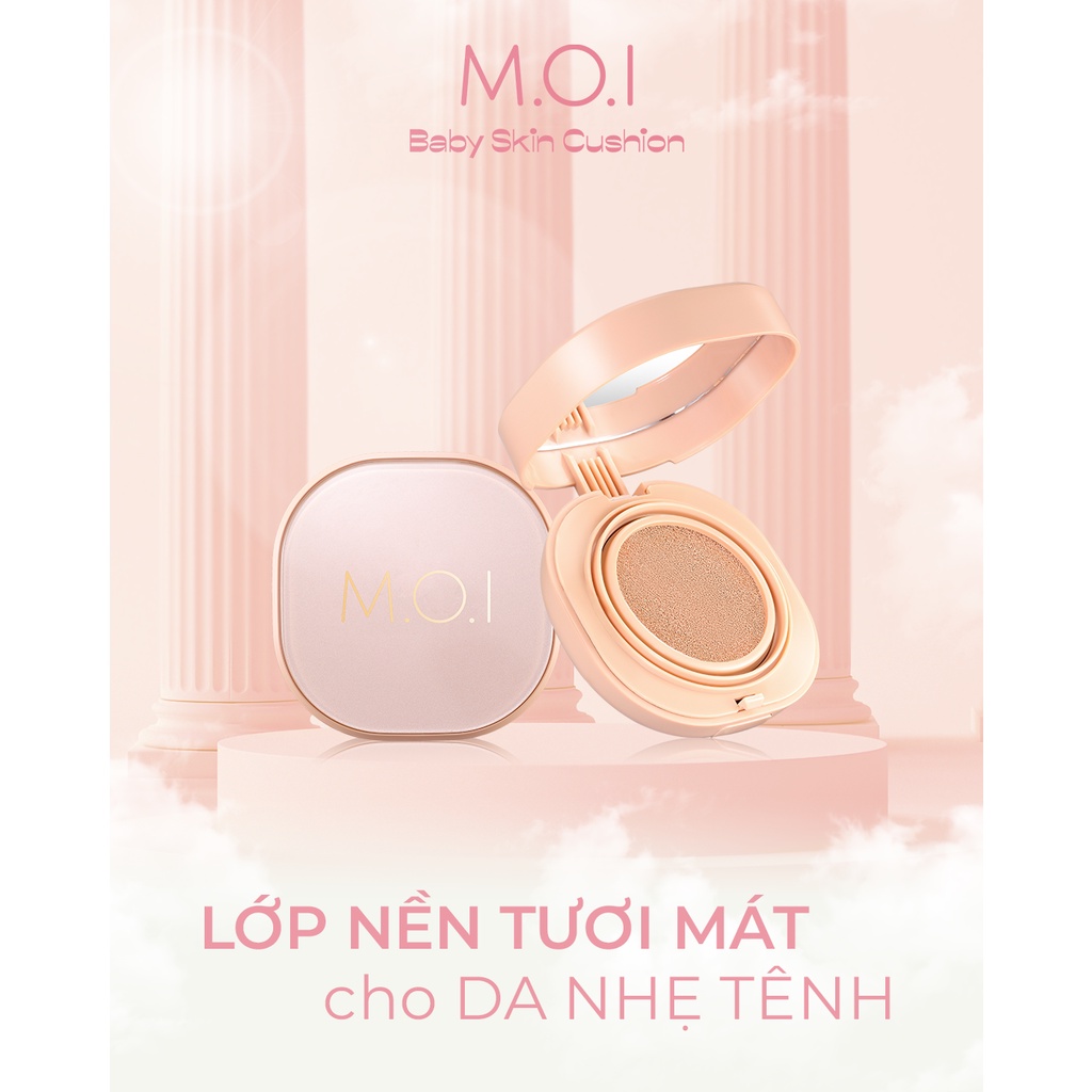Mua Phấn Nước Baby Skin Cushion MOI Cosmetics Kiềm dầu, Chống nắng, Che