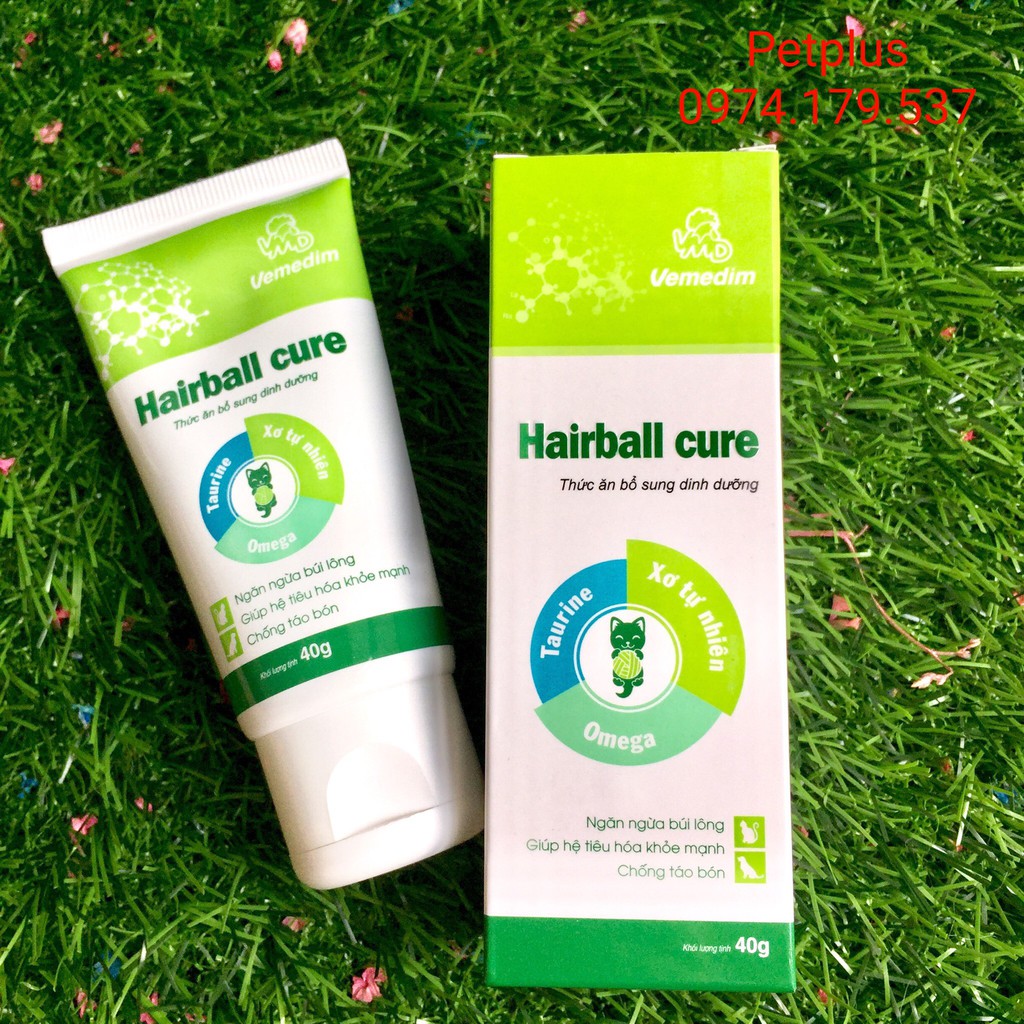 HAIRBALL CURE Gel Dinh Dưỡng Tiêu Búi Lông Trong Dạ Dà và đường ruột