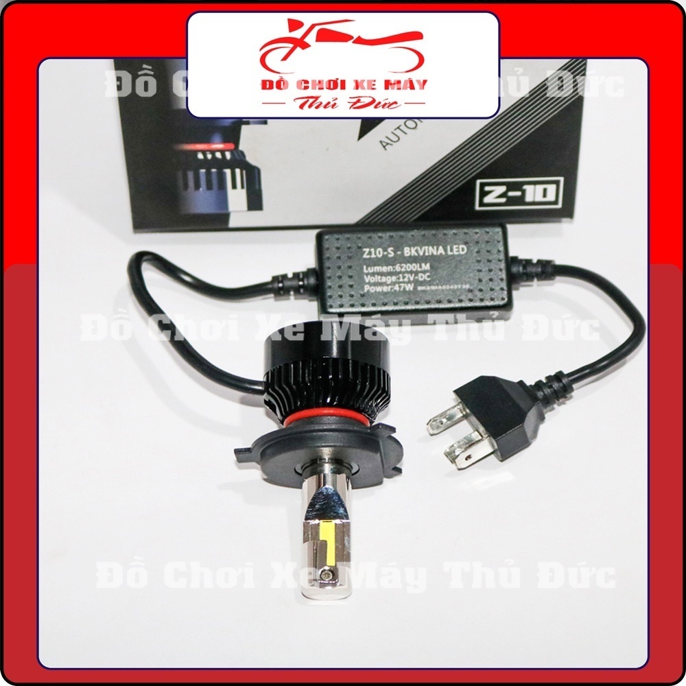 Đèn pha led Z10s Chính Hãng King LED 47W Chân H4 Siêu Sáng, Gom sáng