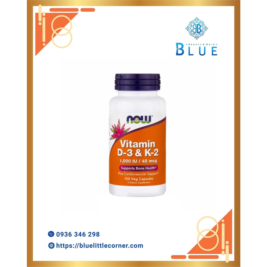 [D3K2] Vitamin D3 & K2 Now Shopee Việt Nam