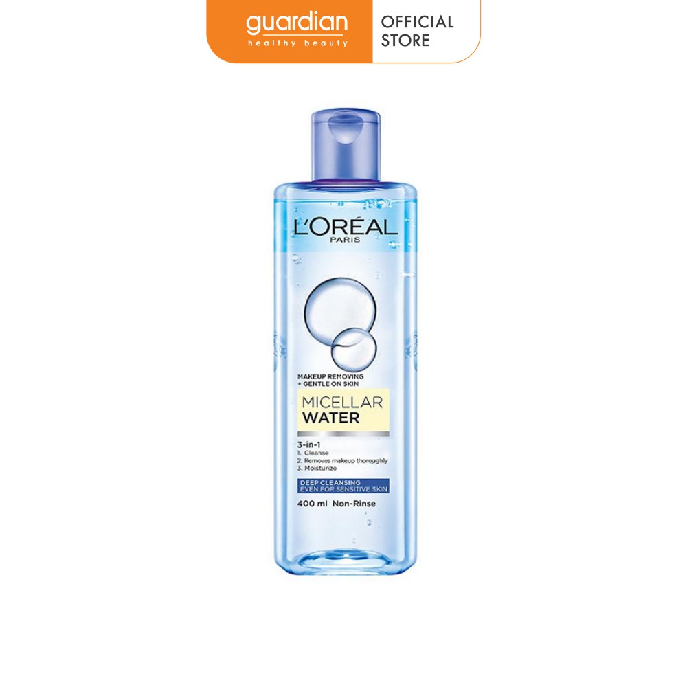 Nước Tẩy Trang L'Oreal 3 In 1 Micellar Làm Sạch Sâu (400ml) Shopee