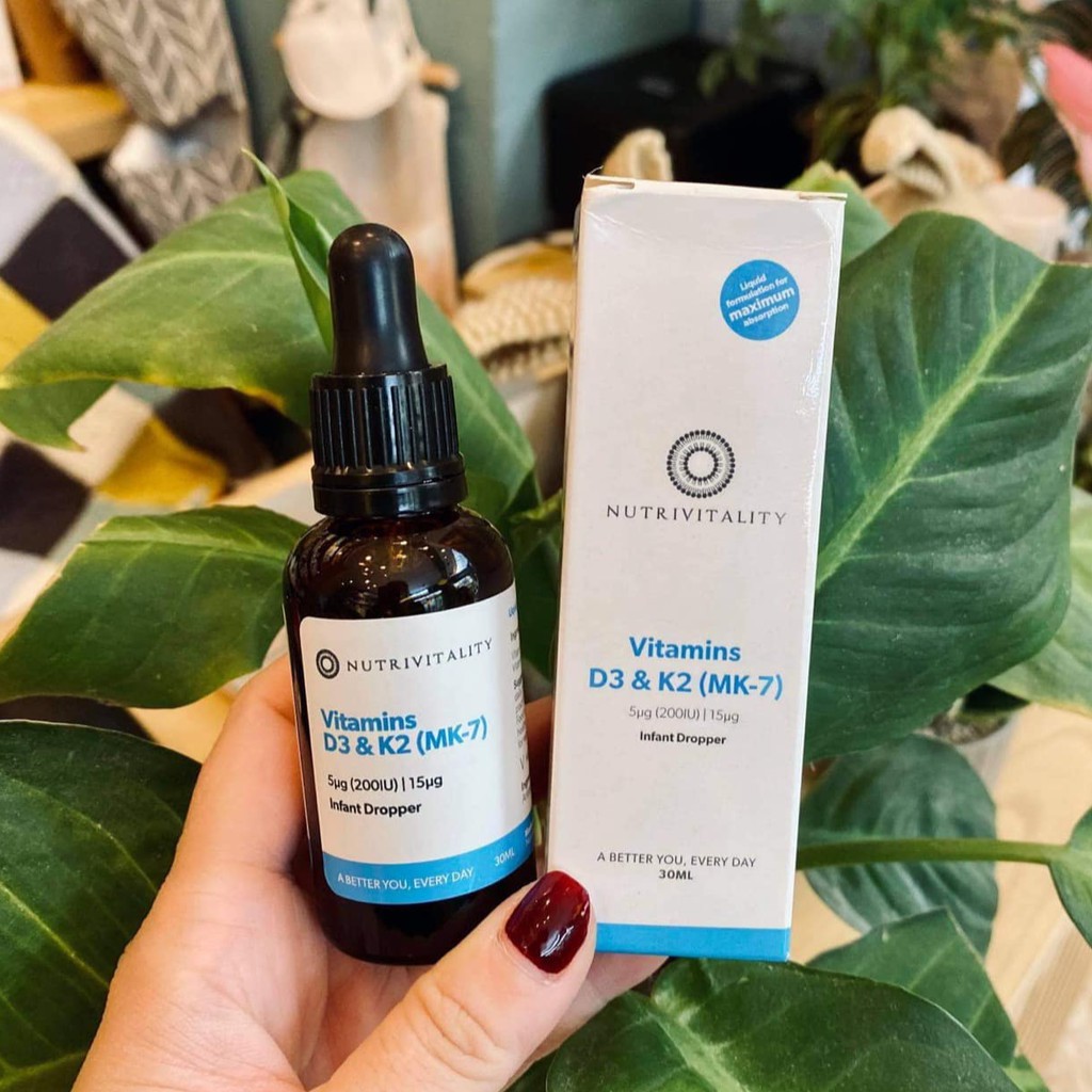 Vitamin D3 K2 MK7 Nutrivitality Anh D3K2 D3K2MK7 D3&K2 UK Vitamins