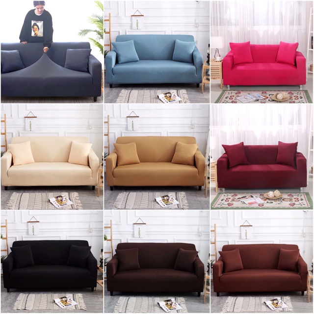 [Mã LIFE15S100K giảm 10 đơn 300K] VẢI GA BỌC GHẾ SOFA màu trơn sang